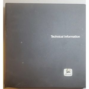 John Deere Technical Manual Binder TM1288 Walk-Behind Rotary Mowers
